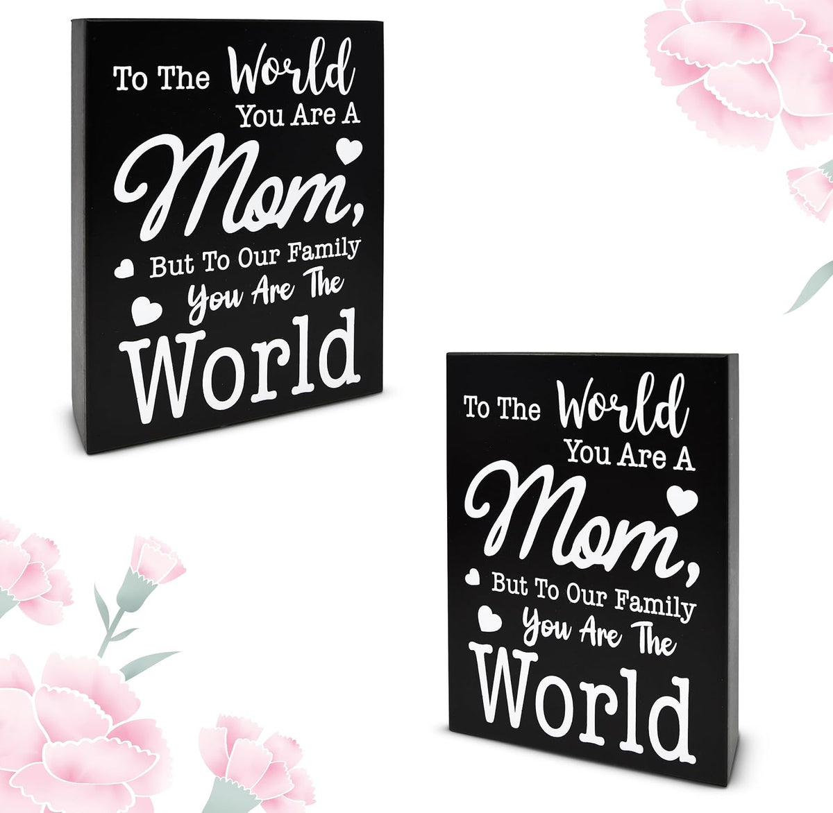 Mom Wooden Box Sign