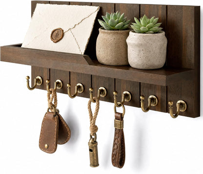 Acacia Wood Key Holder