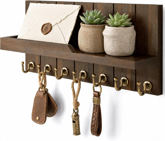 Acacia Wood Key Holder