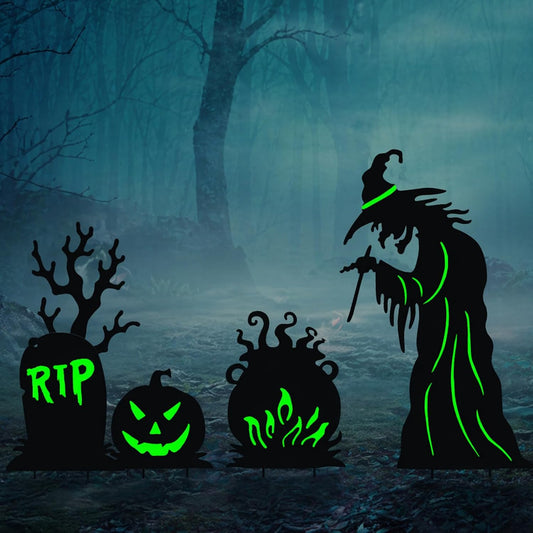 Witch Yard Signs, Set of 3