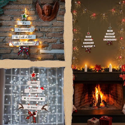 Wooden Hanging Christmas Wall/Door Decor