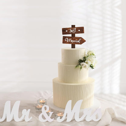 Just Married Banner & Table Sign Set