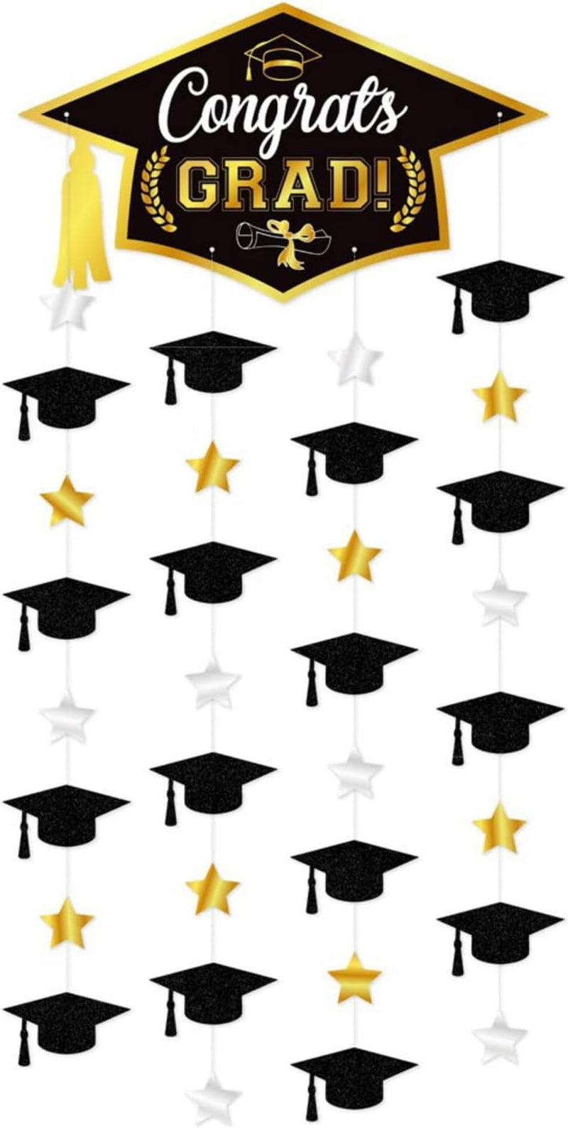 Graduation Cap Garland