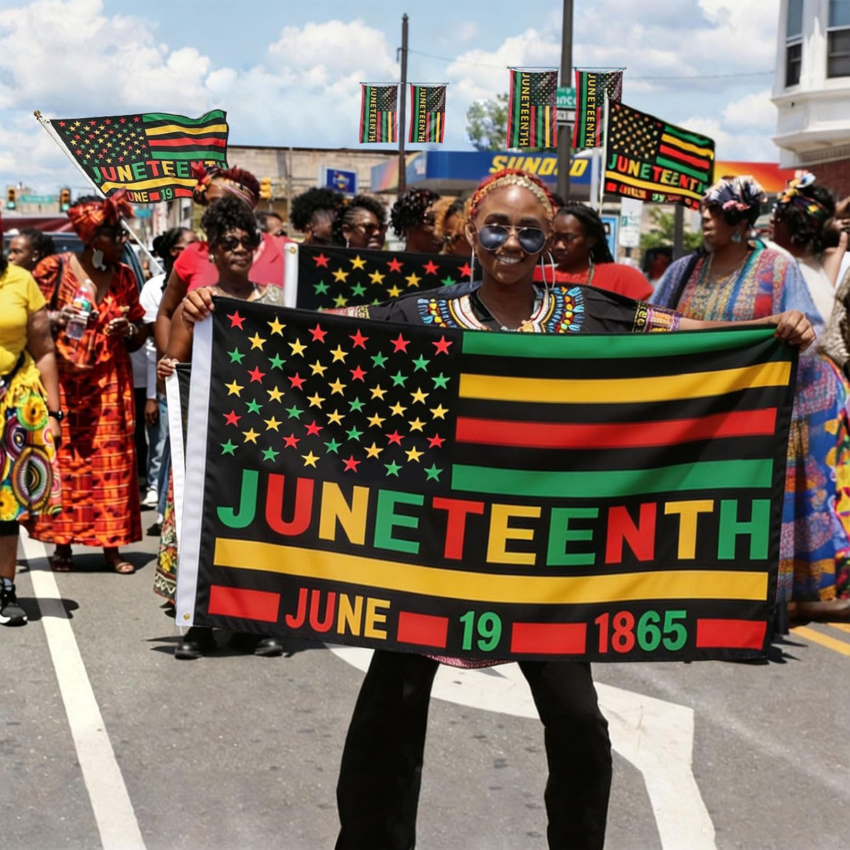Juneteenth Flag, Pan-African Colors