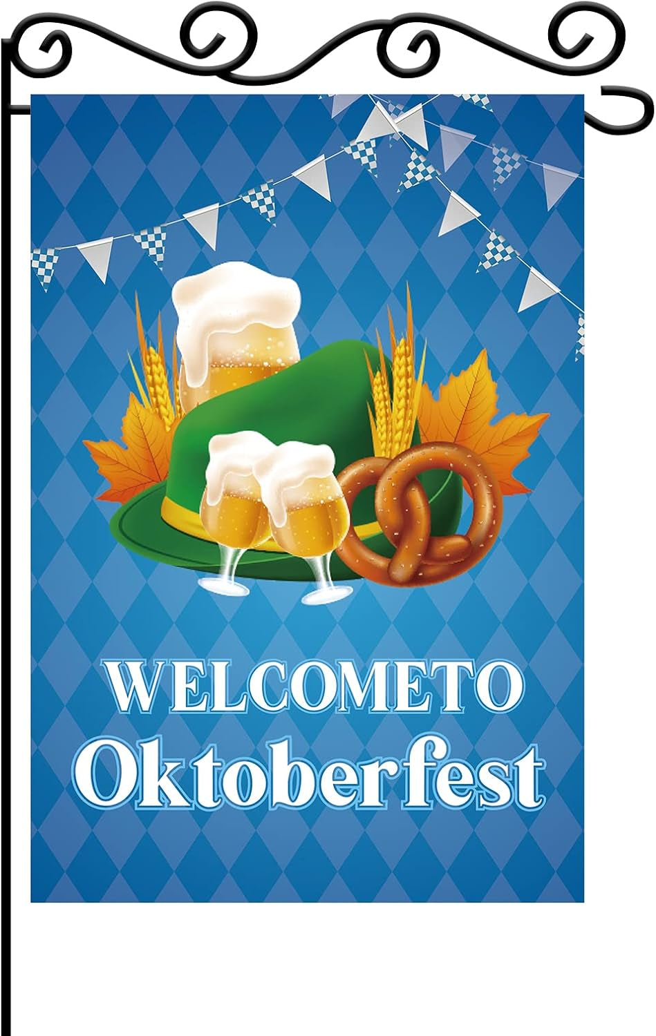 Welcome to Oktoberfest Garden Flag