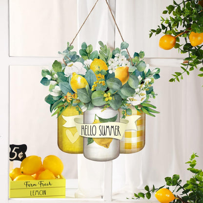 Hello Summer Welcome Sign