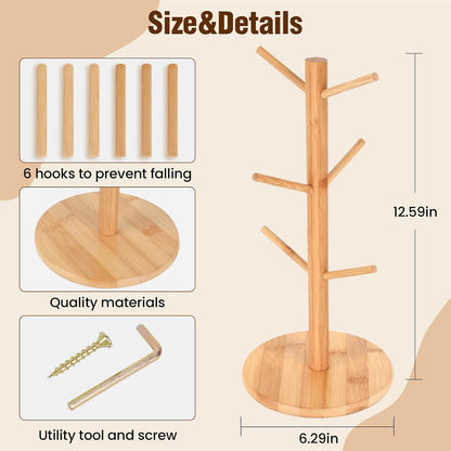 Wooden Pretzel Holder Stand