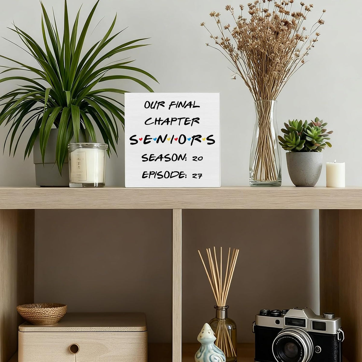 Class of 2027 Wooden Box Sign