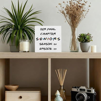 Class of 2027 Wooden Box Sign