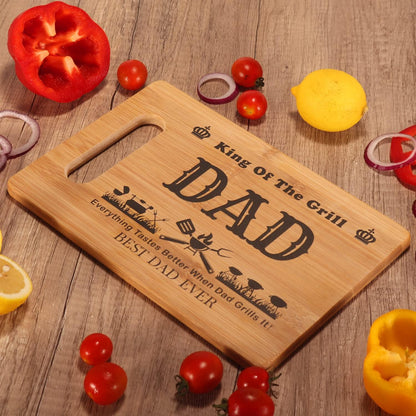King of the Grill BBQ Cutting Board