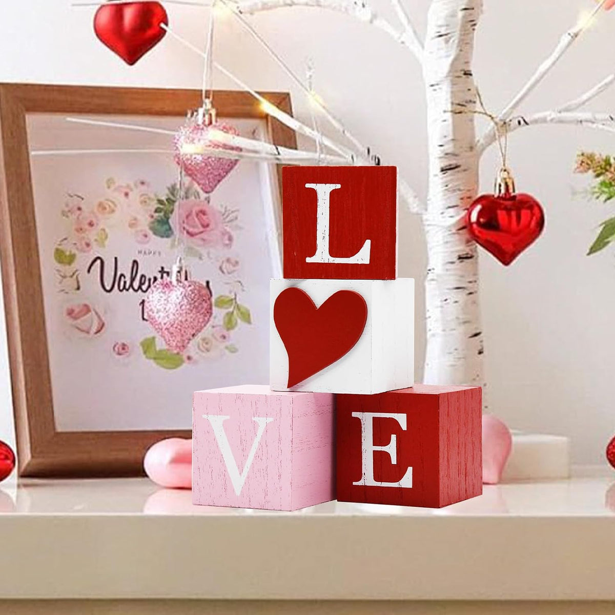 3D Heart Wooden Sign