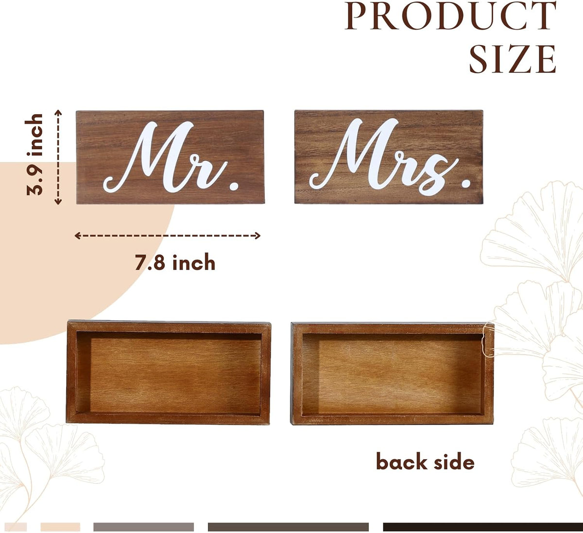 Rustic Mr and Mrs Sweetheart Table Sign