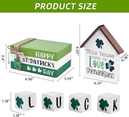 Shamrock Tiered Tray Decor, 7pc Set