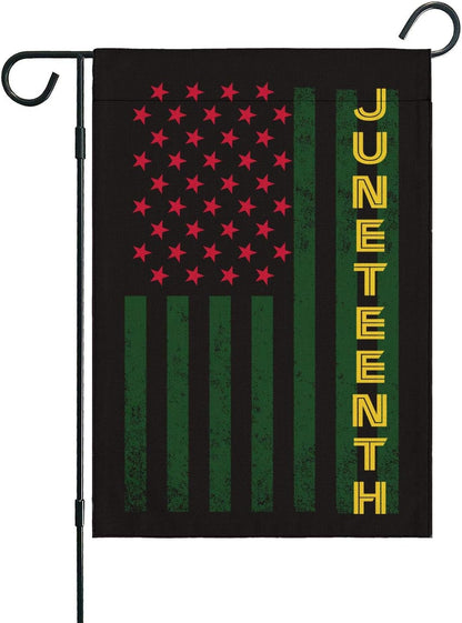 Juneteenth Garden Flag, Pan-African Design