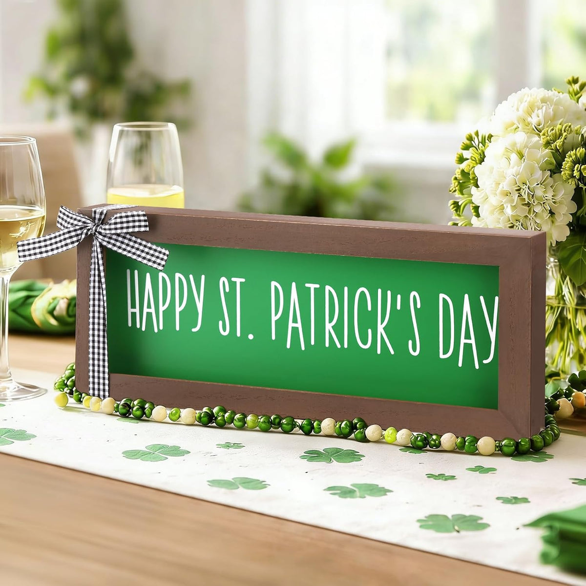 Happy St. Patrick's Day Wooden Sign