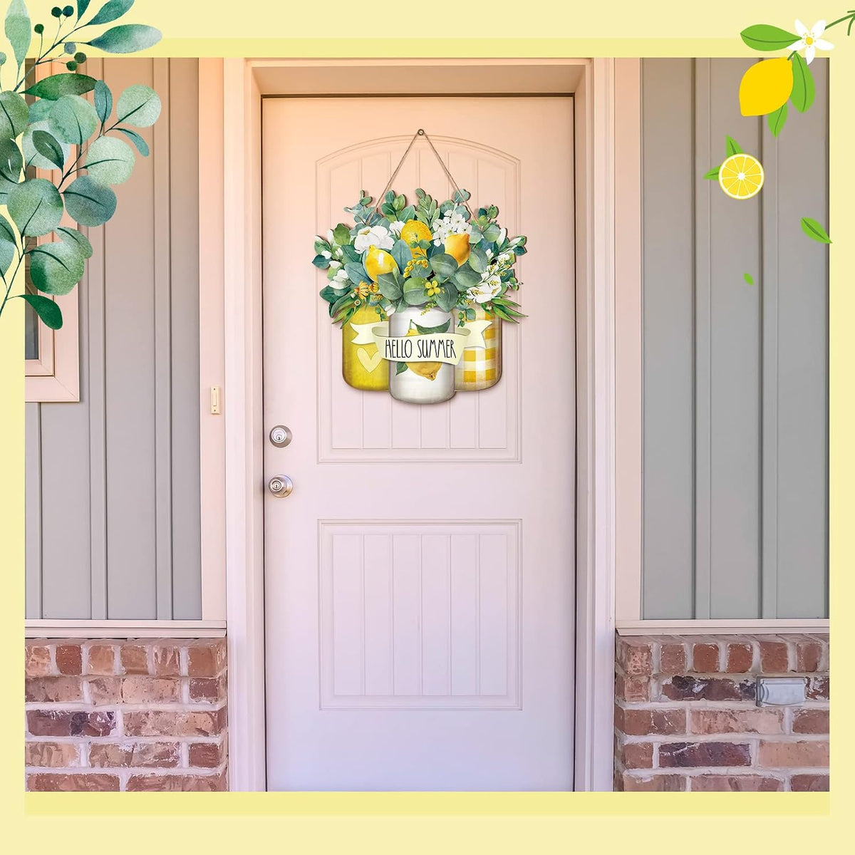 Hello Summer Welcome Sign