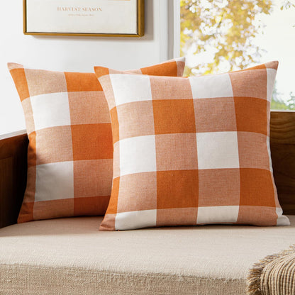 Buffalo Check Plaid Pillow Covers, Set of 2