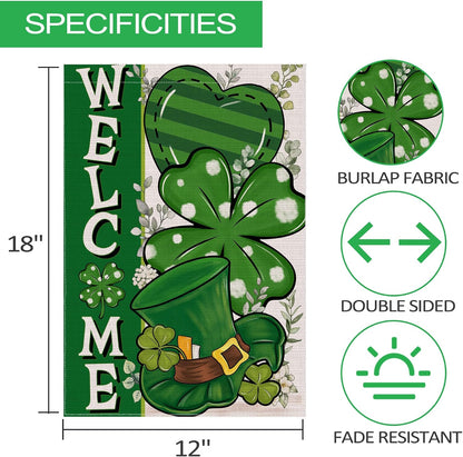 St. Patrick'S Day Garden Flag