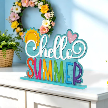 Beach Theme Table Centerpiece Sign