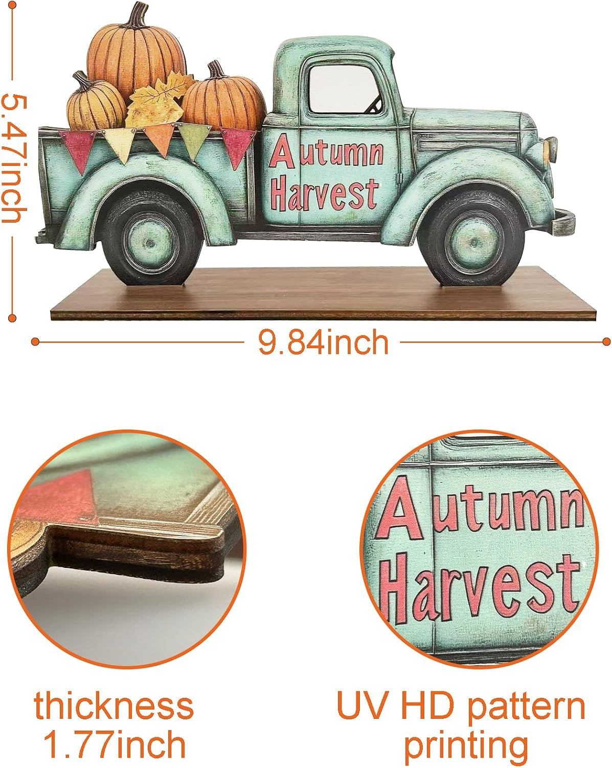 Harvest Truck Sign