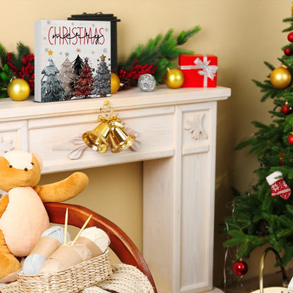Rustic Wooden Star Sign (Merry)