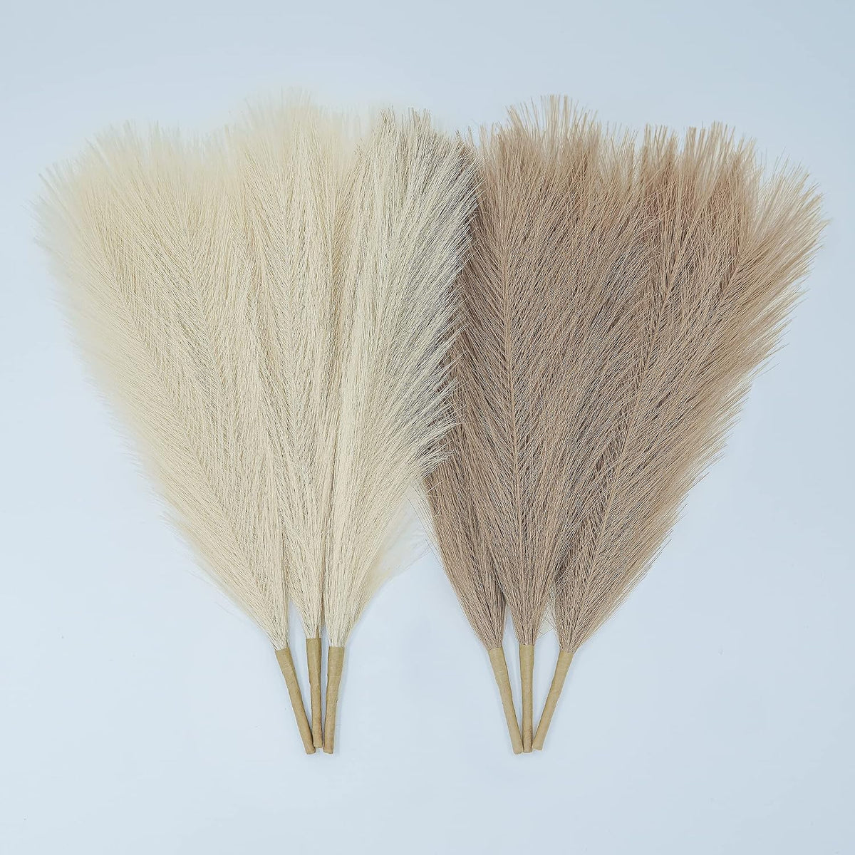 Faux Pampas Grass Decor, 6 Stems