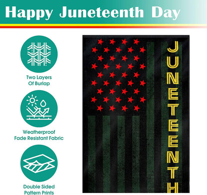 Juneteenth Garden Flag, Pan-African Design