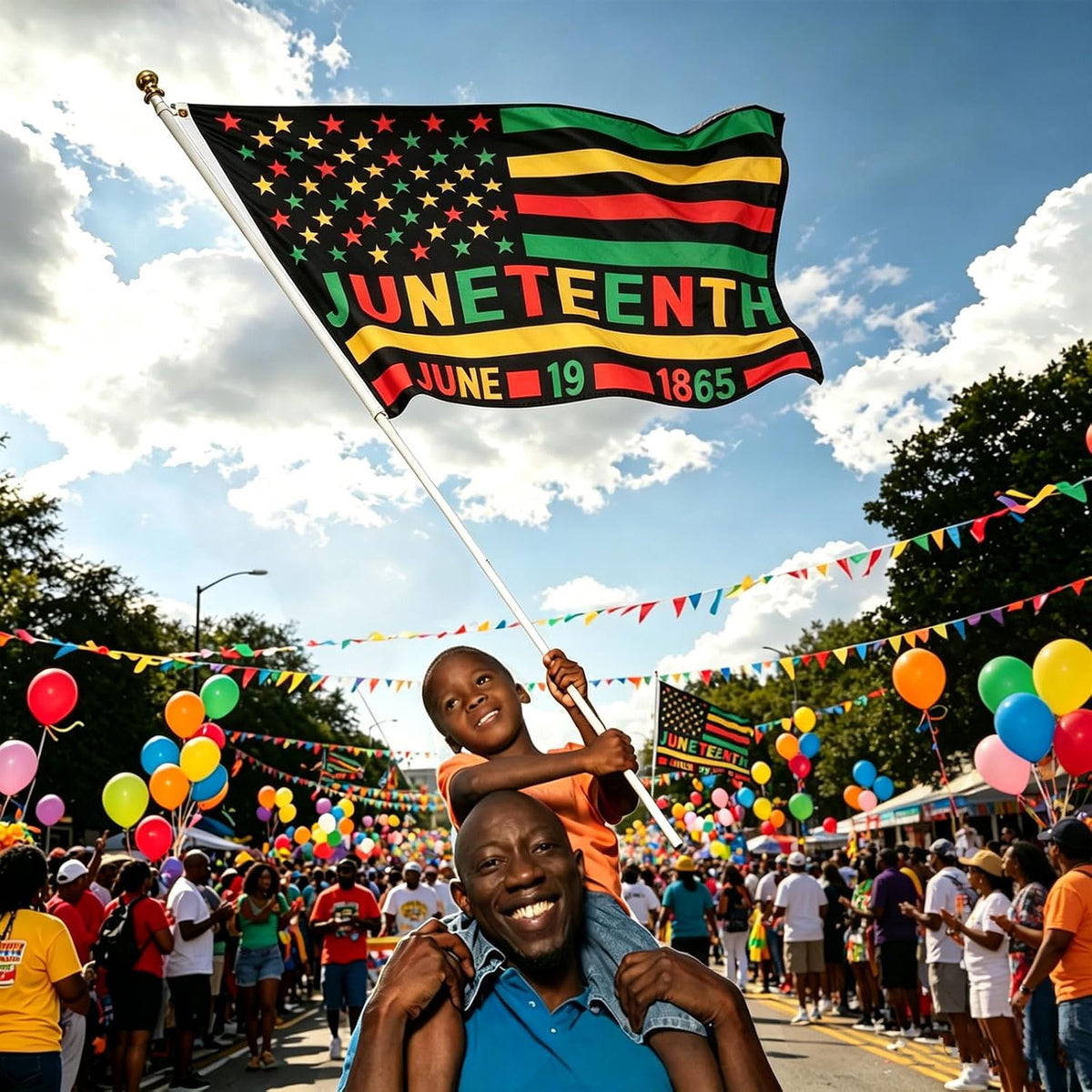 Juneteenth Flag, Pan-African Colors