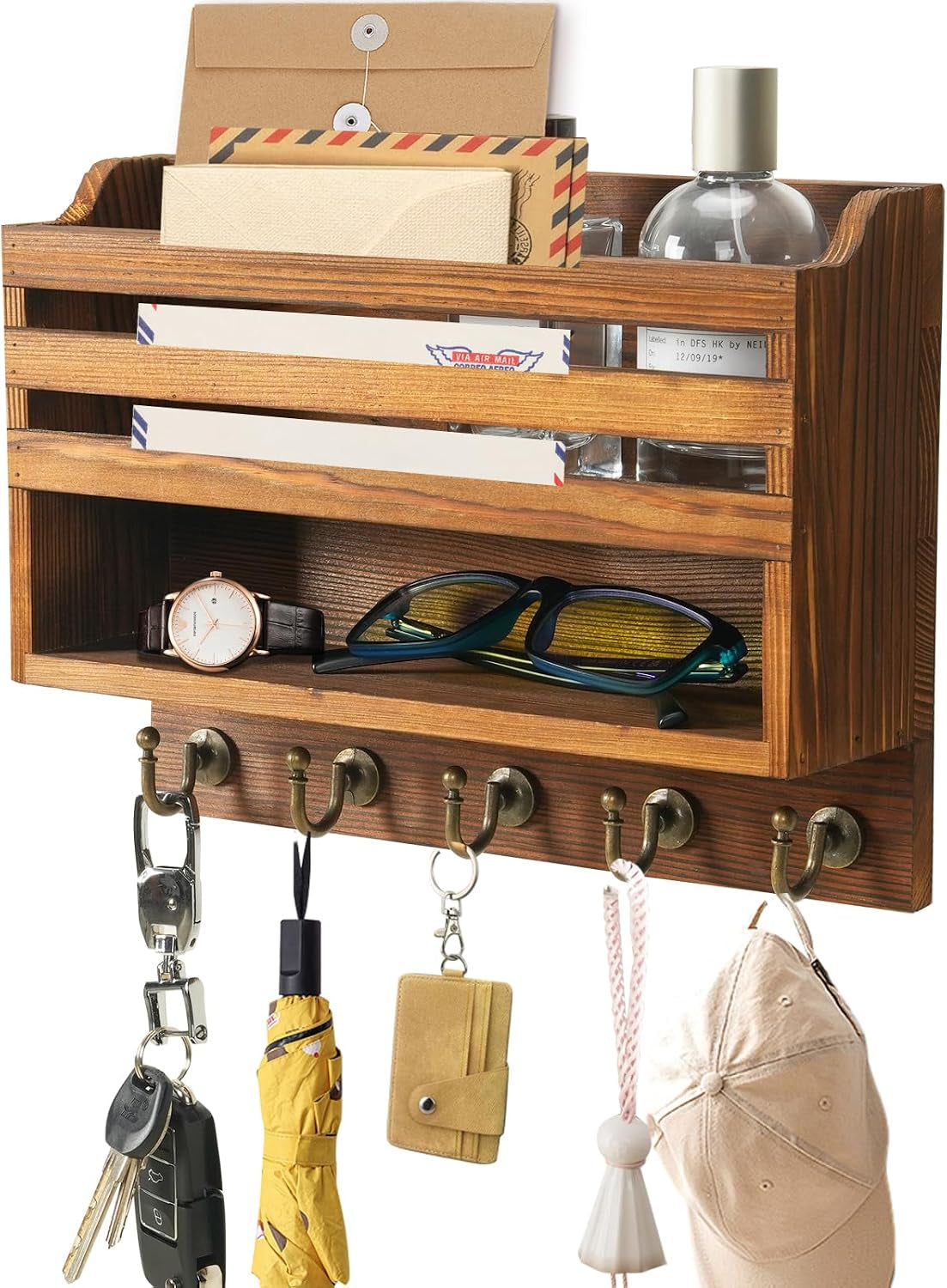 Mail & Key Organizer, Wall Mount