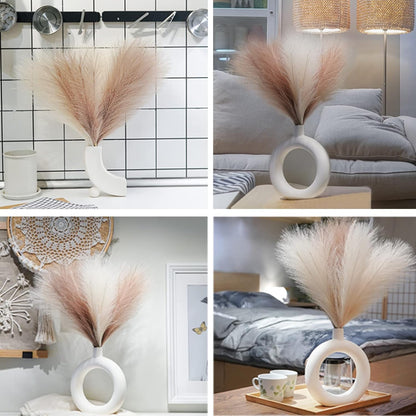 Faux Pampas Grass Decor, 6 Stems