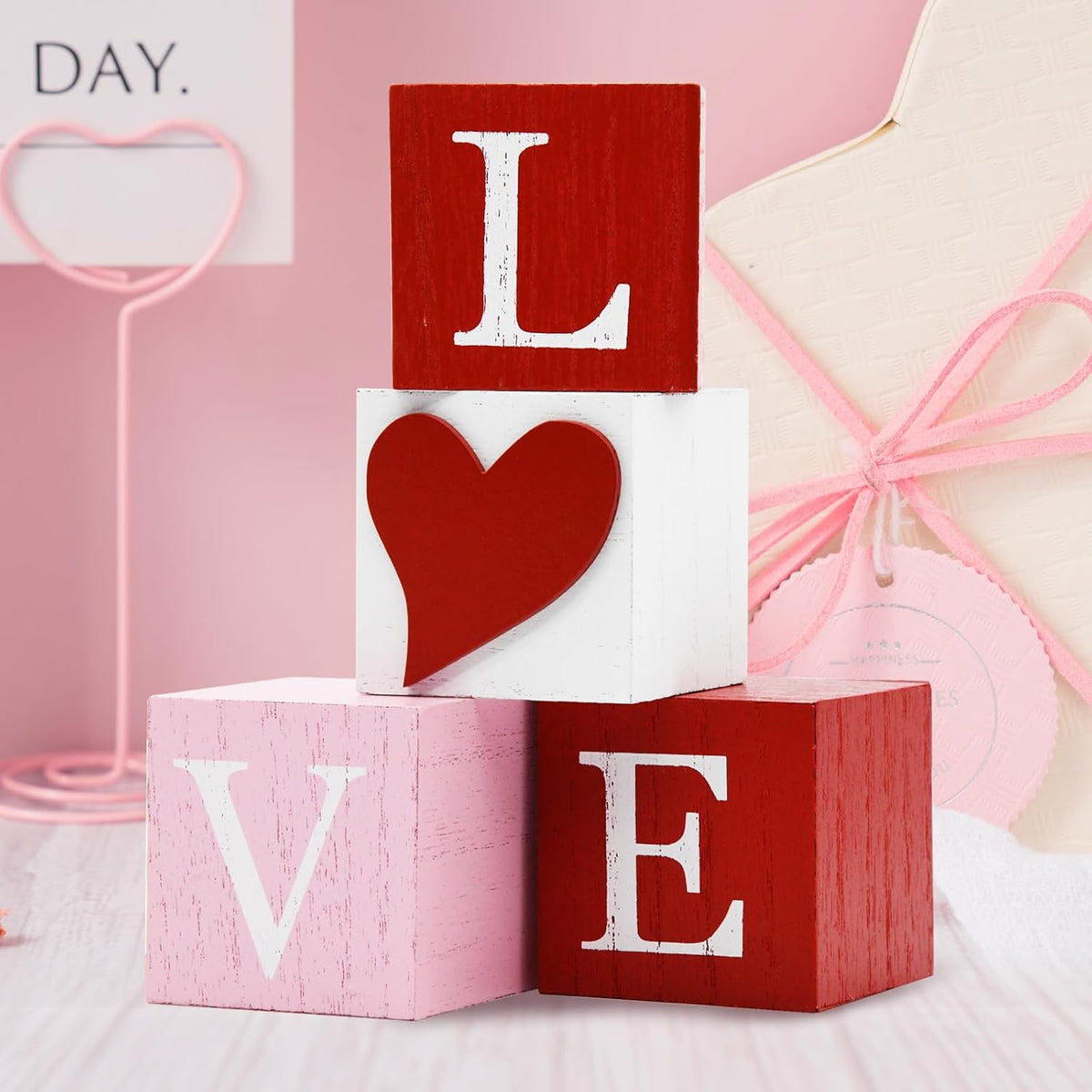 3D Heart Wooden Sign