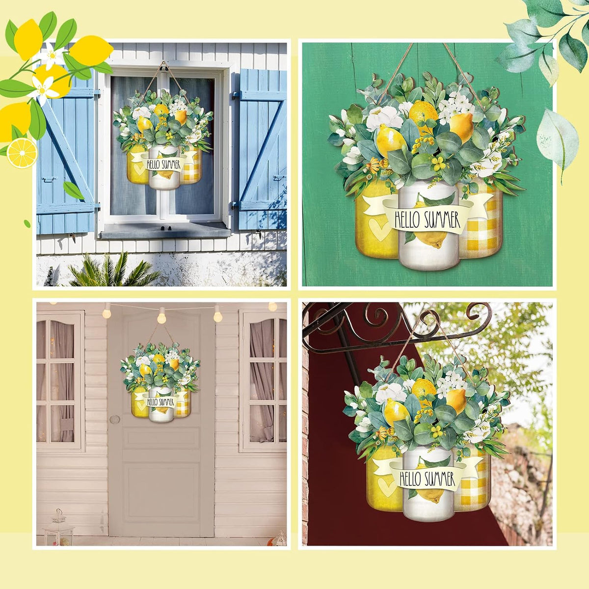Hello Summer Welcome Sign