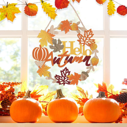 Hello Fall Wreath Sign