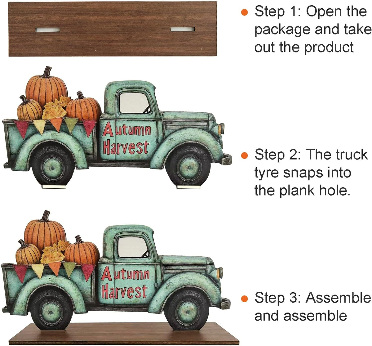 Harvest Truck Sign