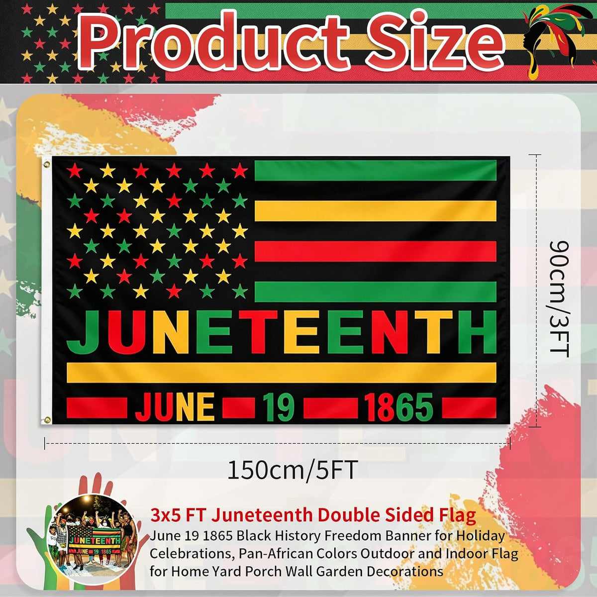 Juneteenth Flag, Pan-African Colors