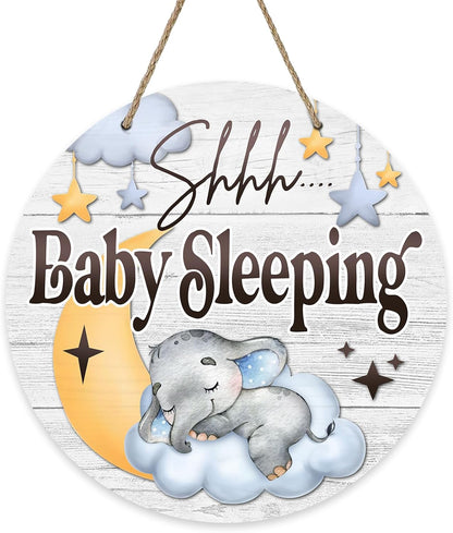 Shhh Baby Sleeping Door Sign