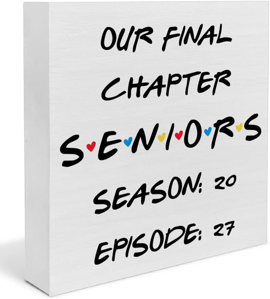 Class of 2027 Wooden Box Sign