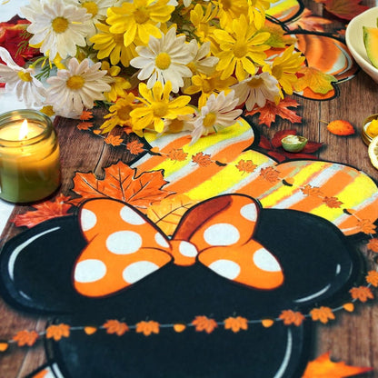 Autumn Mouse Table Runner - Fall Harvest Thanksgiving Decor