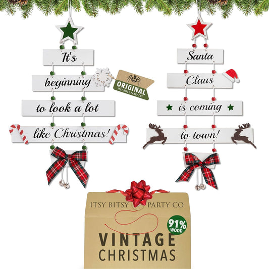 Wooden Hanging Christmas Wall/Door Decor