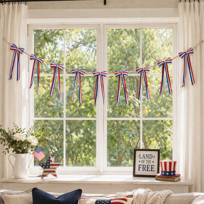Patriotic Bow Garland