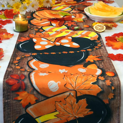 Autumn Mouse Table Runner - Fall Harvest Thanksgiving Decor