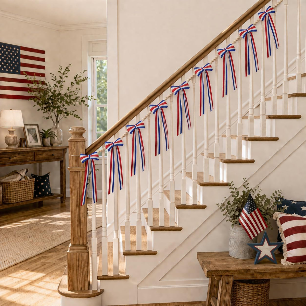 Patriotic Bow Garland